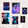Colorful Video Game Gamer Wall Art Canvas Painting Nordic Posters And Prints Fashion Pictures For Teen Boy Bedroom Decor