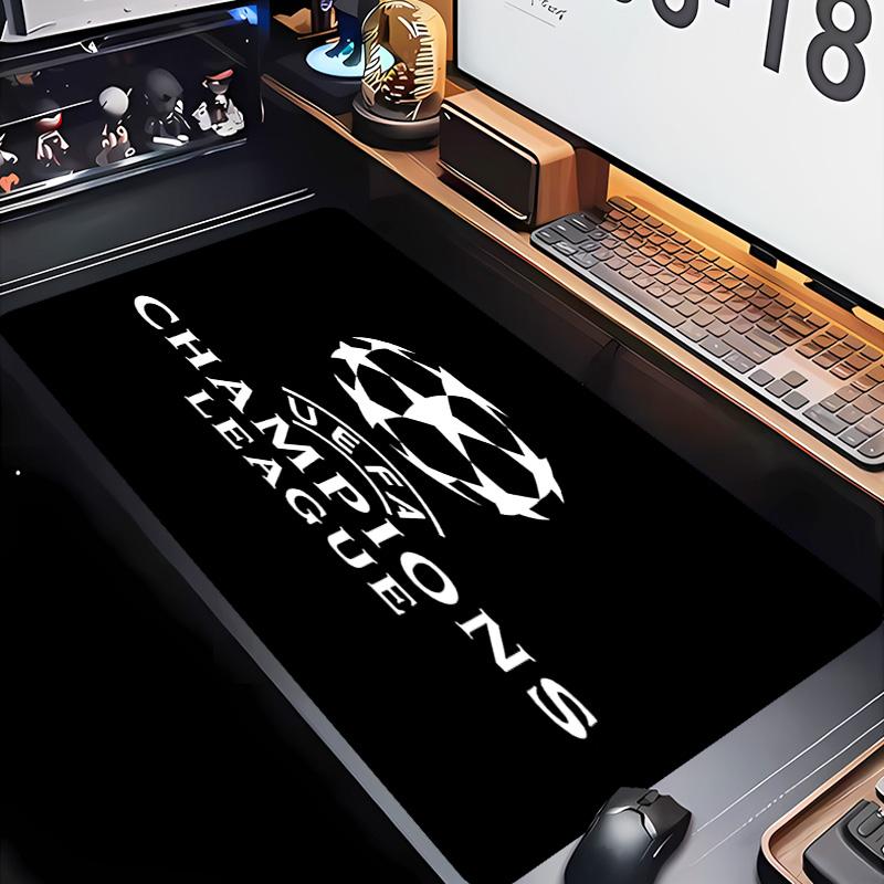 UEFA Champions League Theme Premium Non-slip Mouse Pad with Stitched Edges,Durable Rubber Material,for Desktop & Gaming Great Gifts