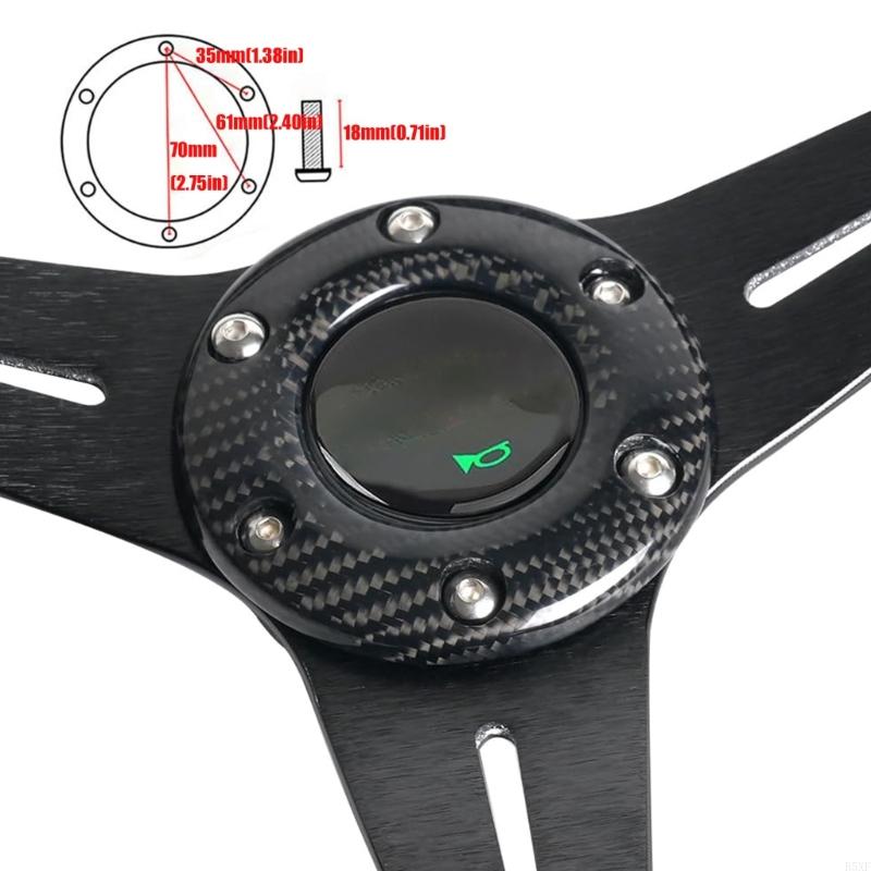 2025 New Ergonomic 14 Inch Automotive Steering Wheel Featuring Forging Carbon Fiber Materials And Alloy Spokes For Vehicle