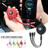 Auto-Montierter Teleskopischer Drei-in-Eins-Handy-Ladegerät Für Bmw M Performance E46 E90 E60 F10 E39 E36 F20 E87 E92 E70 F11 G20