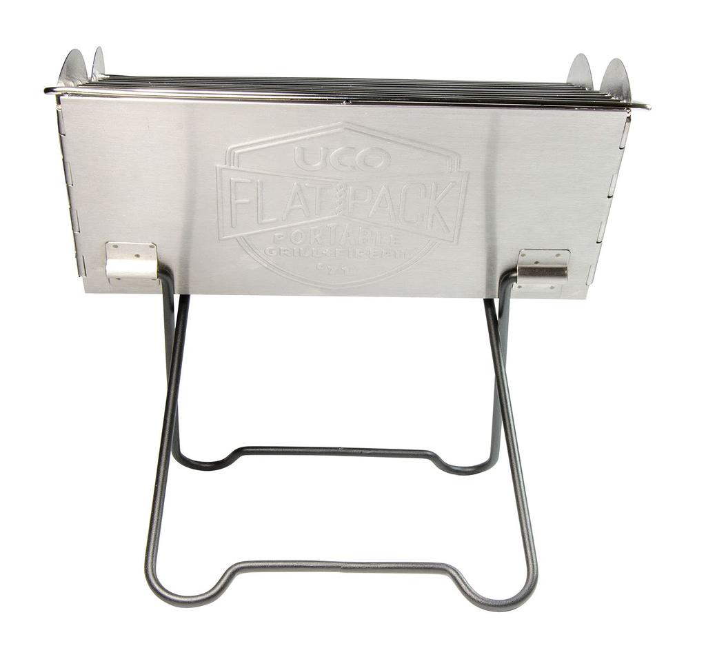 Uco Outdoor Camping Fire Pit Mini Flatpack Portable Grill & Fire Pit with Dedicated Storage Case 27172