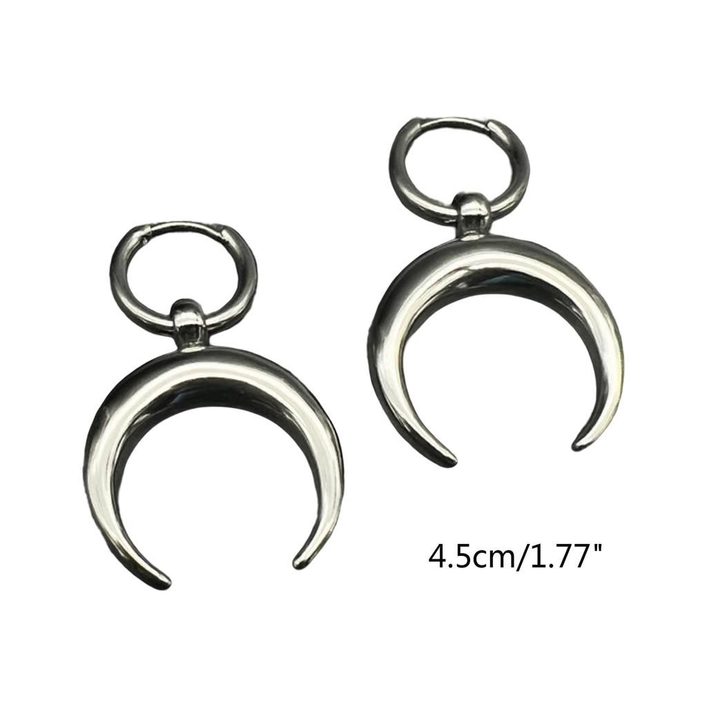 Vintage Minimalist Metal C Shape Earings for Women Fashion Punk Rock Ear Jewelry