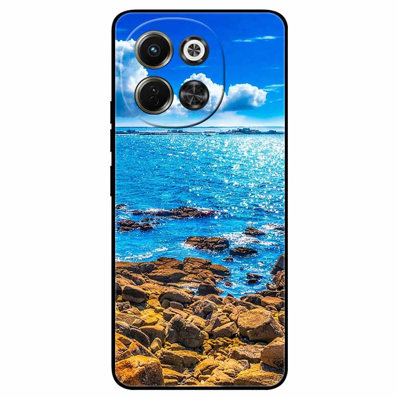 

Phone Cover For Tecno Spark 30 5G Case 6.67 Black TPU Bumper Cartoon Cute Painted Shell for Spark30 5G KL8 Silicone Back Cover Spark 30 5G