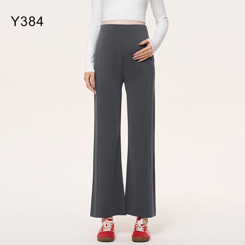 Umstandshose neue schwangere Mutter klein ohne Unterstützung Schlaghose neun Punkte Mikro-Zug Hose während der Schwangerschaft Frühling und Herbst Kleidung