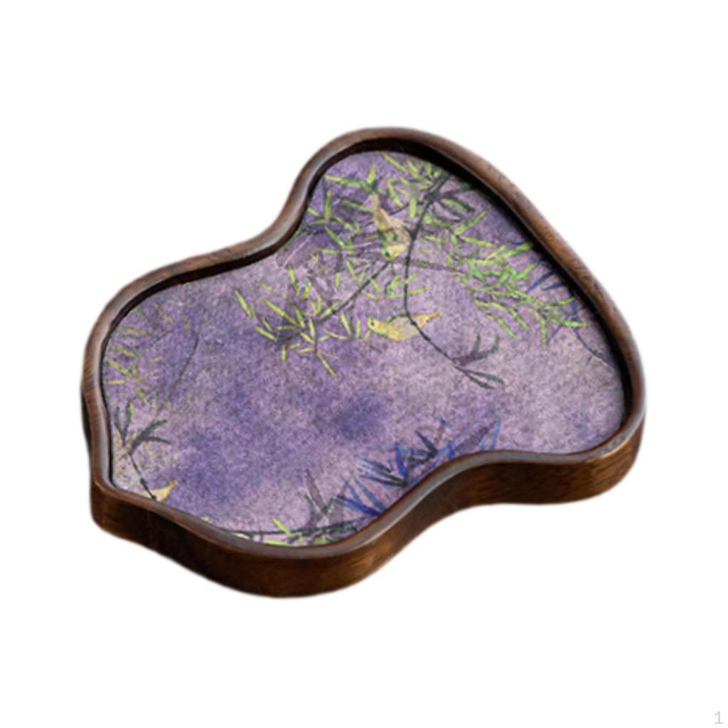 Tea Tray Gongfu Table Chinese Kung Fu Decorative Jewelry Organizer Serving Platter for