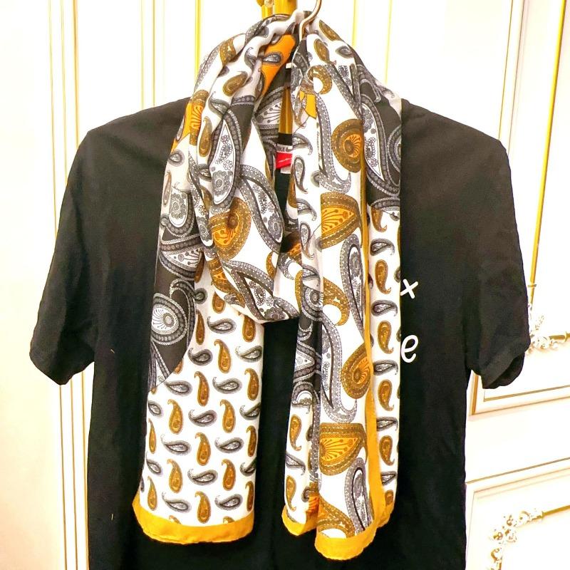 New fashion letter polka dot printed cotton and linen scarf classic autumn and winter warm scarf sunscreen shawl