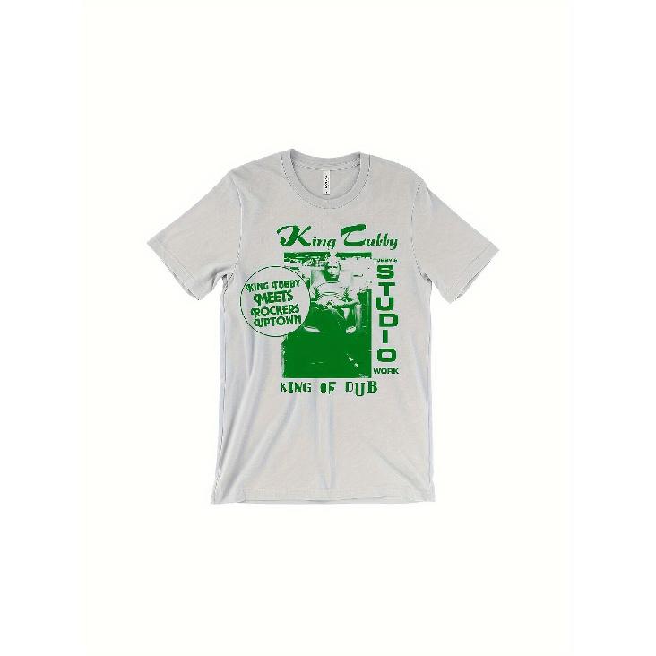 Men S Graphic Tee Featuring King Tubby And Lee Scratch Perry, Celebrating Vintage Dub Music. This Jamaican Sound System Design Is Perfect for Reggae S