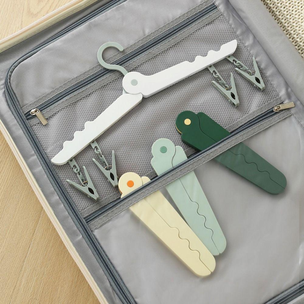 Travel Hangers for Clothes Folding Wardrobe Organizer Portable Clothes Drying Rack