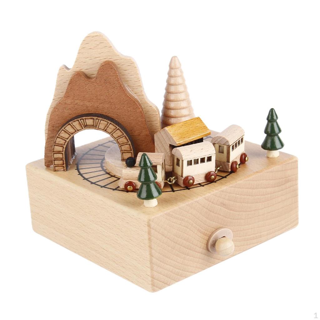 Musical Boxes Play Melody for Friend Desktop Ornament Valentine' Home Collectible