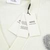 AMI New Autumn and Winter Silver Love Alpaca Wool Blend Soft and Sticky Couple Cardigan Knitted Sweater
