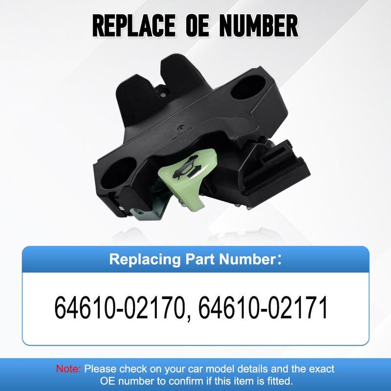 Car Tailgate Boot Trunk Door Lock Latch Actuator 3 P for Toyota Corolla 2015 2016 2017 2018  64610-02170 64610-02171