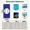 "Baseball Design" Oversized Beach Towel – Plush & Lightweight, Fun Sport Style, Perfect for Pool & Beach Use 90x180cm