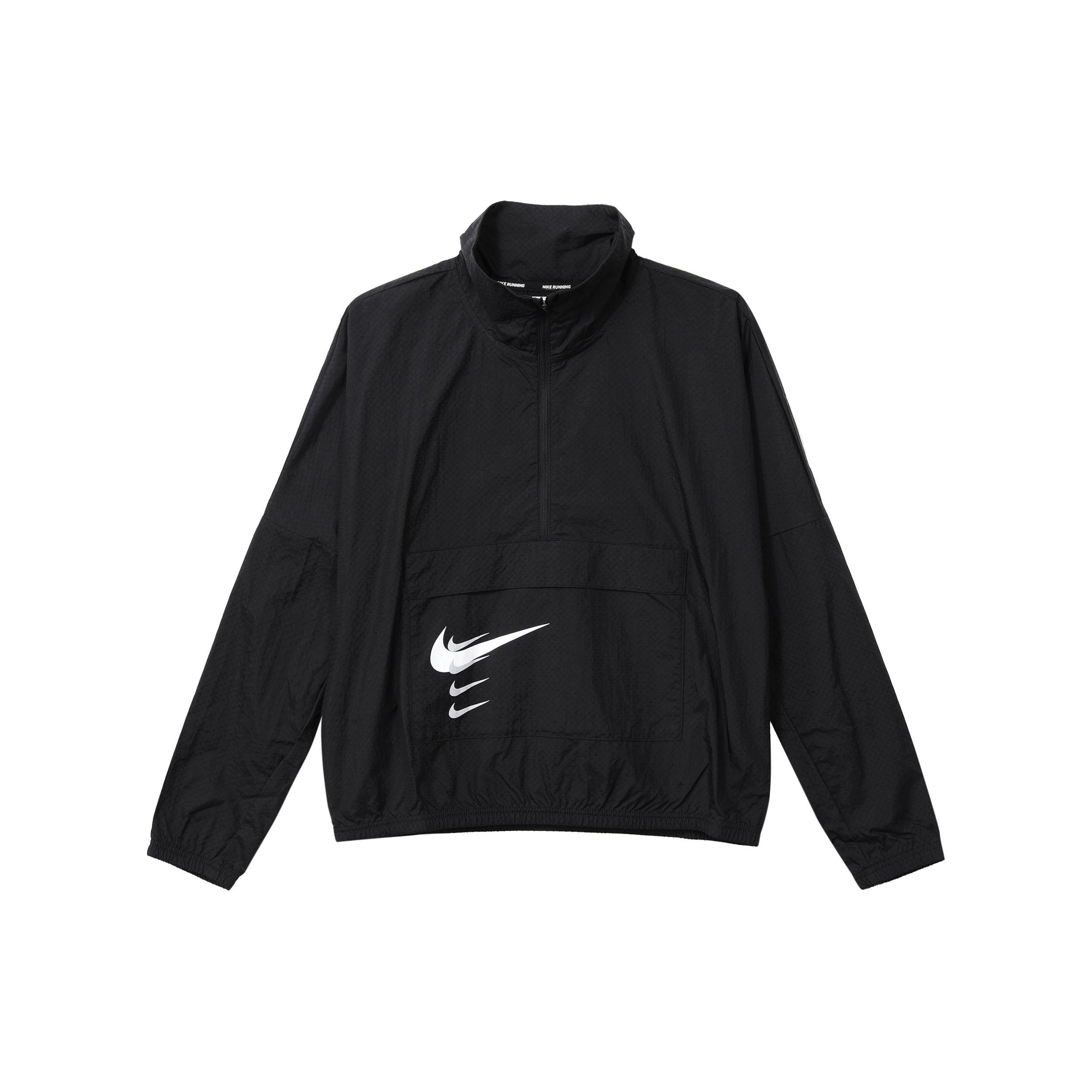 

Nike Куртка для бега с логотипом Swoosh Run, на молнии, женская, черная, DJ0925-010 XL