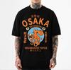 Osaka Dotonbori Betrunkener Oktopus T-Shirt Herren und Damen Baumwolle Harajuku Oversized Kurzarm