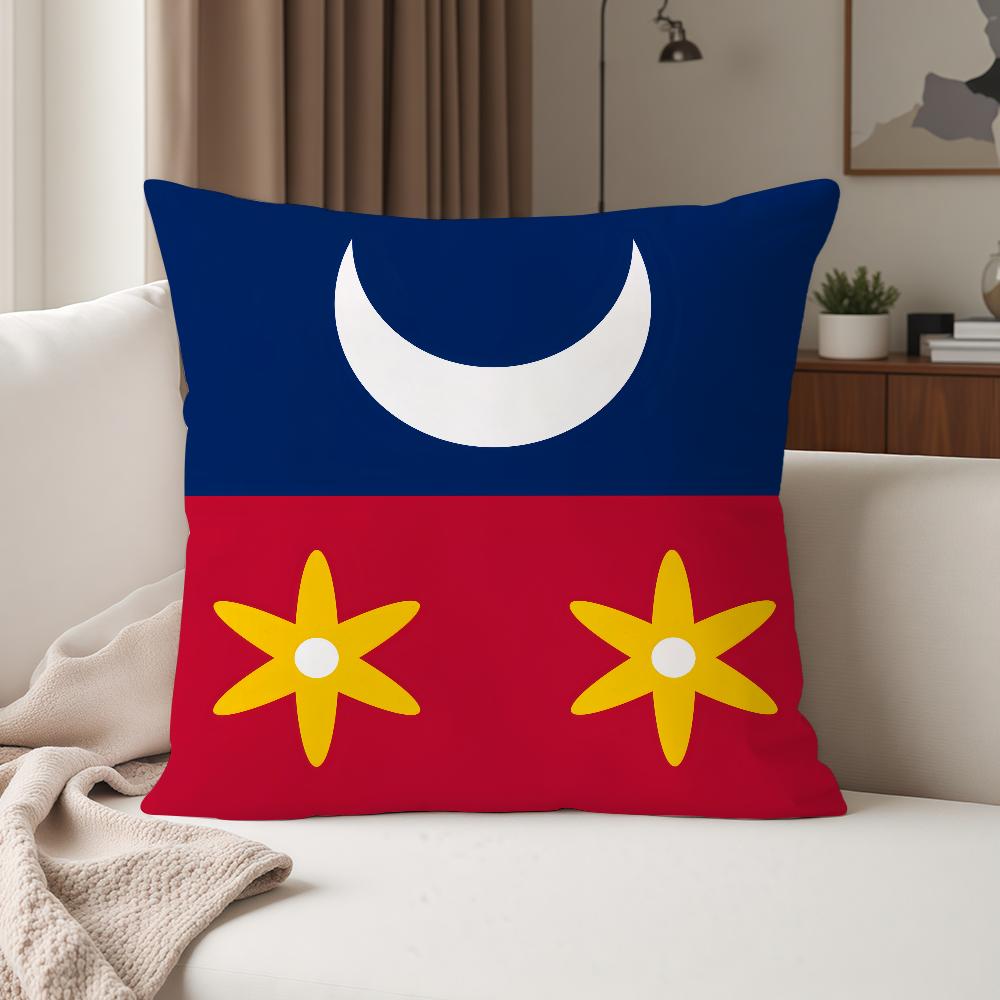 The Mayotte Flag Pillow Case Suitable For Bedrooms Living Rooms Cars Home Decoration