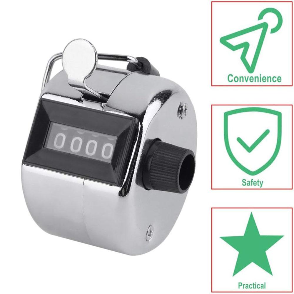 2 ks Přenosný ruční sčítač 4místný číselný klikr pro golfový sčítač