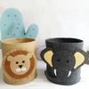 Folding Storage Lovely Felt Animal Toy Storage Bucket Cartoon Animal Large Portable Dirty Clothes Shoes Organizer Sundries