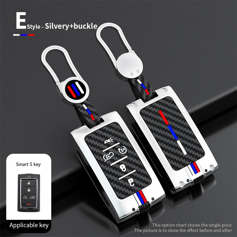 New Car Key Case Cover Shell Fob for Jeep Wagoneer 2025- 2025 for Grand Cherokee L 2020 2025 2025 Key Chains Car Accessories