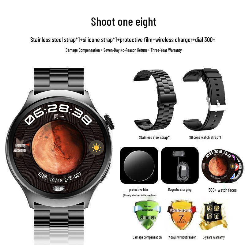 Planet Series Smartwatch: Multifunctional Bluetooth with NFC, Sports Health, Payment, Call & Voice Assistant