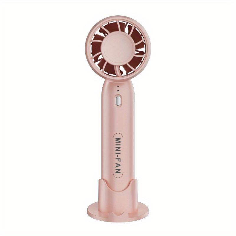 1pc Portable Mini Fan, Handheld USB Electric Fan-Three Gears Wind Quiet & Powerful, Small & Compact Perfect for Travel