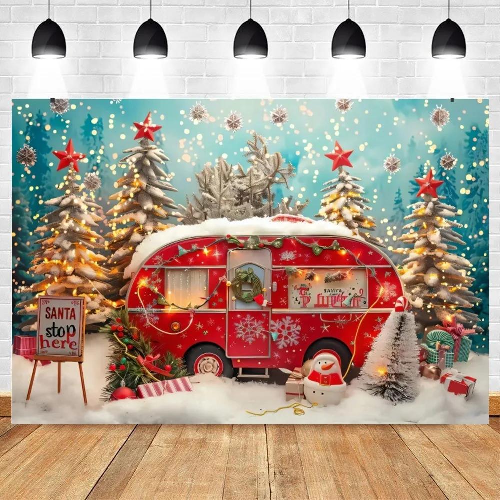 

Рождественский вечер украшение фон ткань автомобиль Рождественская елка подвесная ткань гостиная спальня комната украшение дома 100x75cm