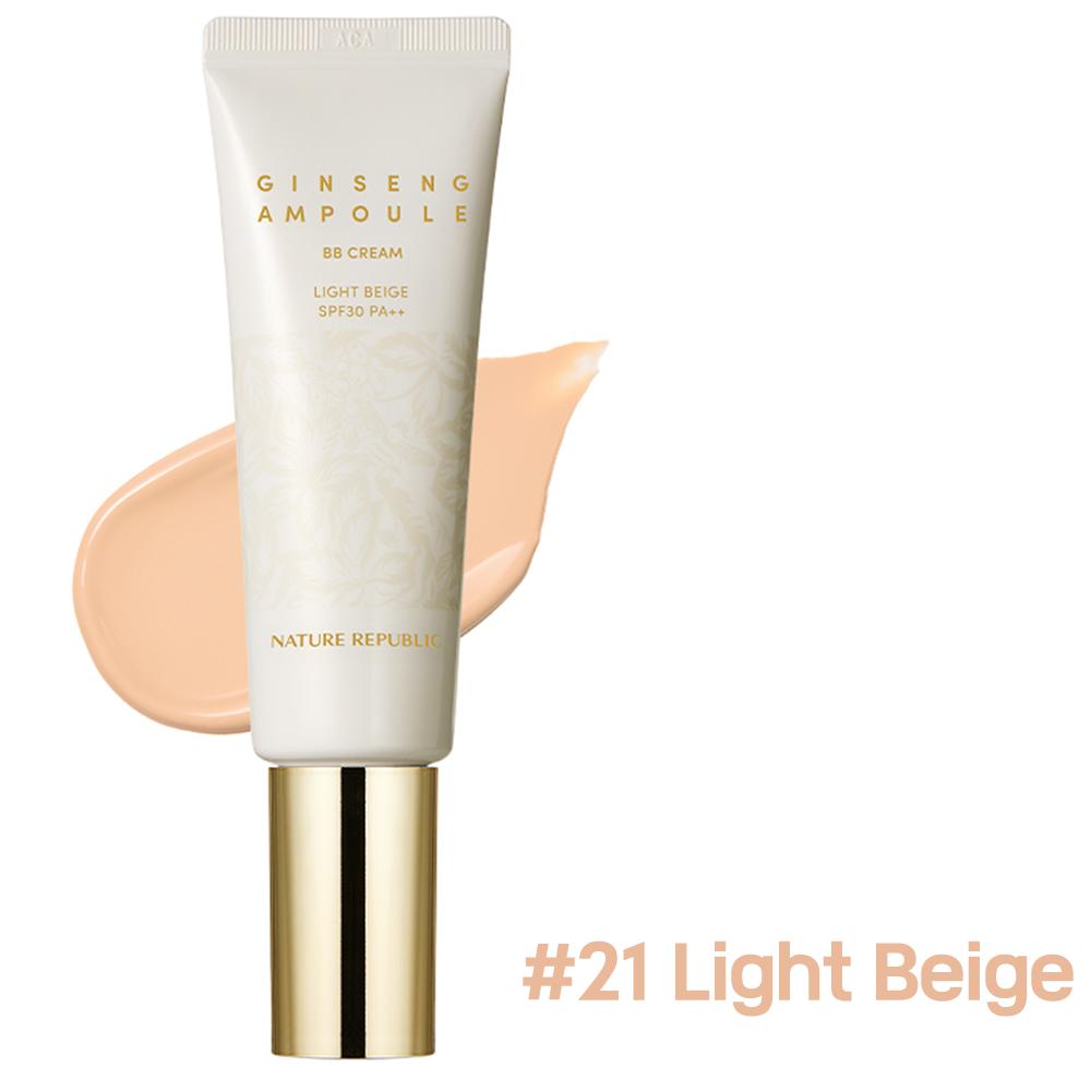 [NATURE REPUBLIC] BB-крем с женьшенем, ампульный, 50 мл (SPF30 / PA ++) (1pc) #21 Light Beige