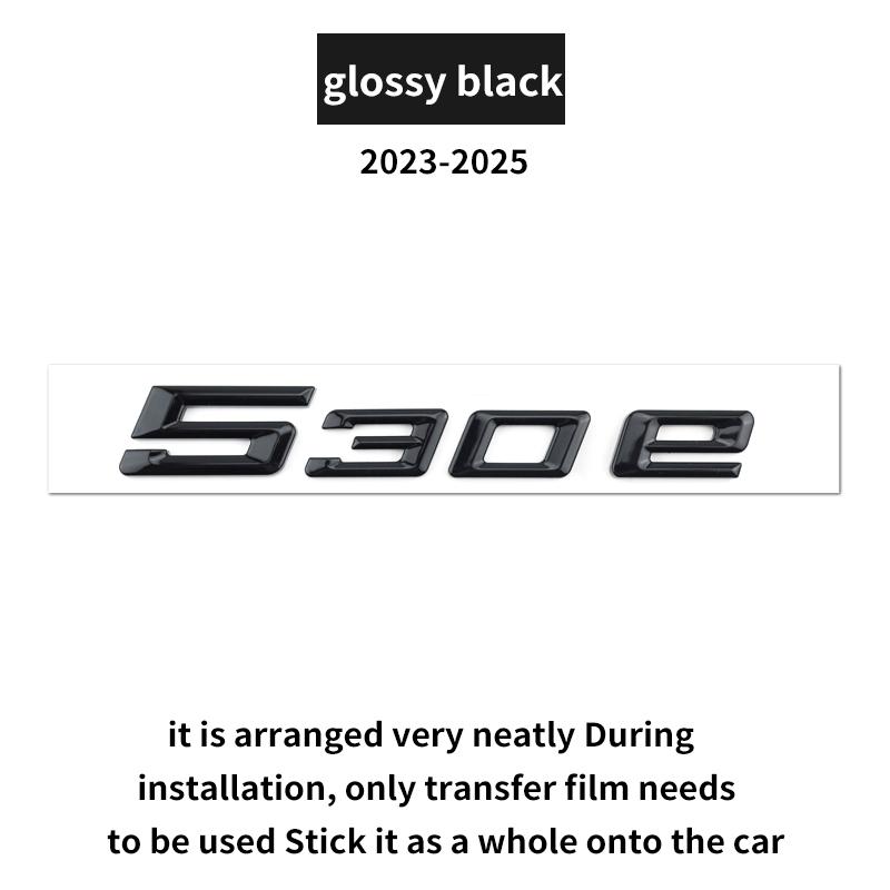 Suitable for BMW 5 Series G60 G30 F10 F11 520d 525i G61 530d 530e 540i 528 535i GT F07 rear emblem car logo numerical letters