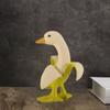 Cute Banana Duck Figurines Resin Animal Ornaments Fashion Cartoon Banana Duck  Birthday Gift