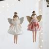Christmas Decorations Ballet Angel Doll Plush Toy Cute Girl Ornament Tree Curtain Pendant Gift for Kids New Year