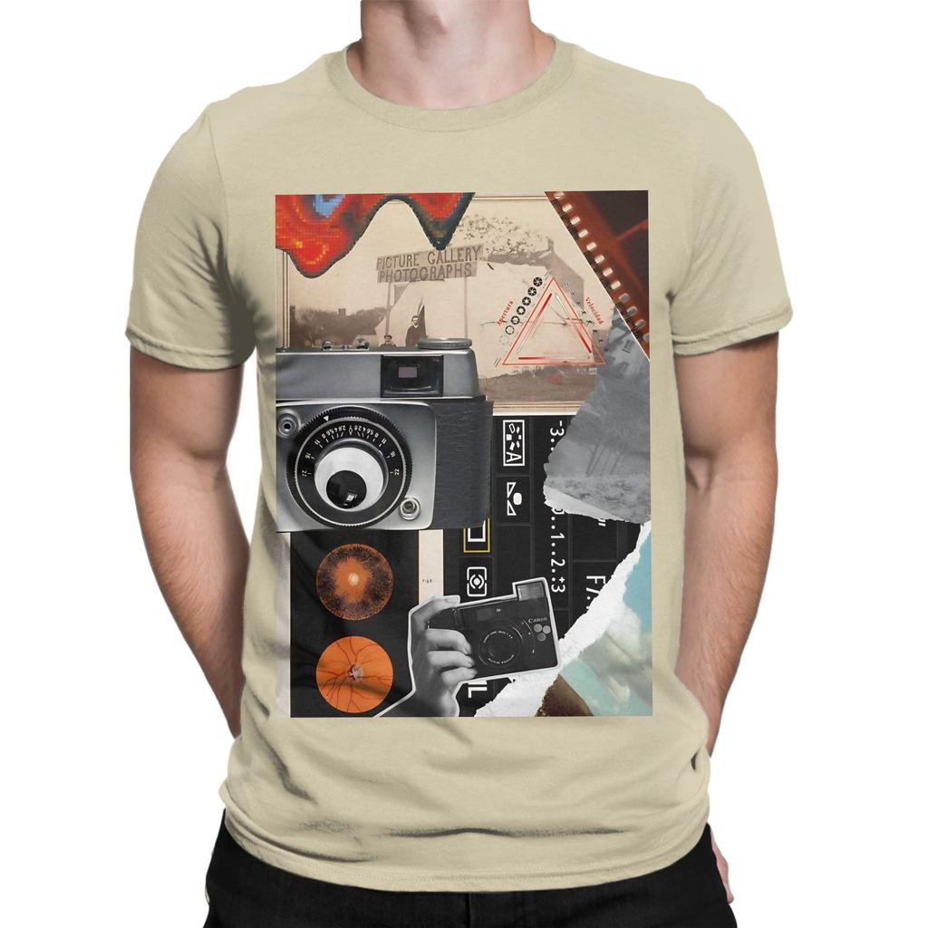 Collage Photographer Stuff Novelty Graphic 100 Cotton TShirt Fujifilm Tees Tops For Unisex