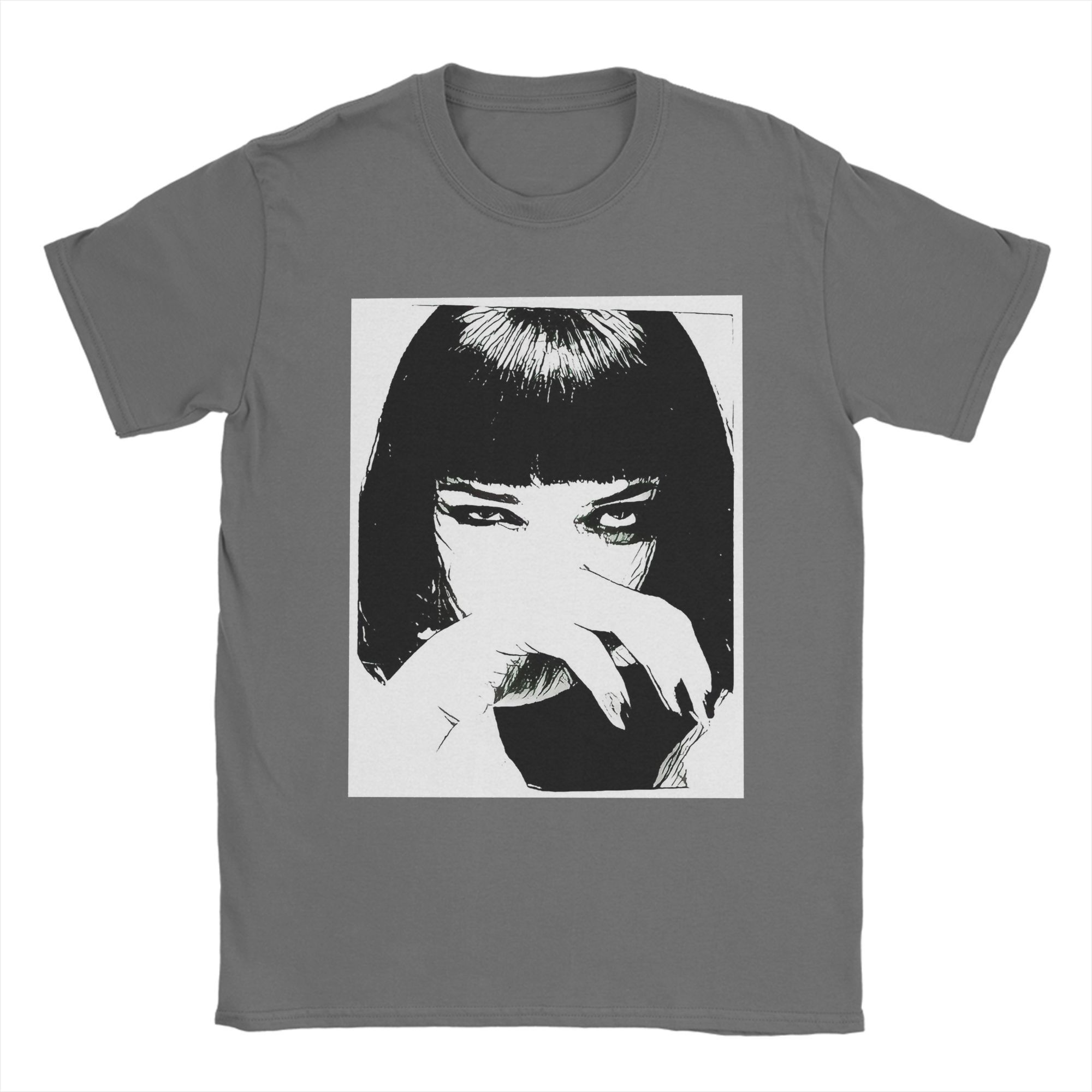 

Чоловіча футболка Pulp Fiction I Said Goddamn 100% Бавовна Одяг Смішна З коротким рукавом Круглий комір Класична футболка L