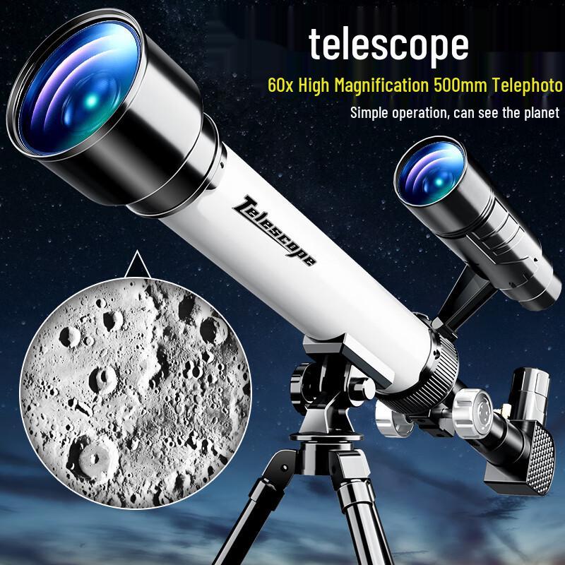 Xueyouma Kids' HD Astronomy Telescope - Professional Outdoor Stargazing and Scenery Viewing Toy, Ideal Student Birthday Gift