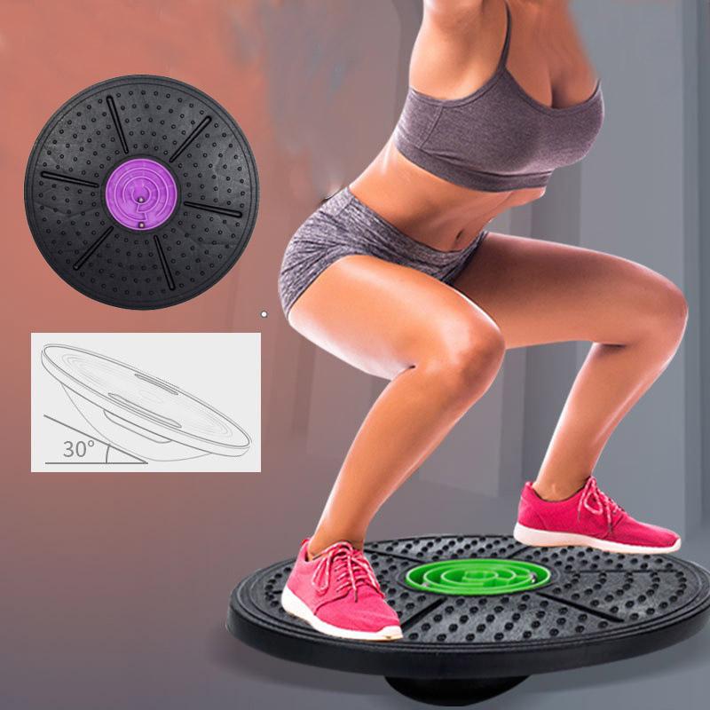 Nejnovější jóga Balance Board Stabilita kotouče Kulaté desky Cvičební trenažér pro fitness Sporty Balanční deska pro kroucení pasu