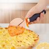 Household Kitchen Manual Stainless Steel Pancake Cutter Pizza Rolling Roller Baking Tool Copper Plated Pancake Cutter Rose Gold