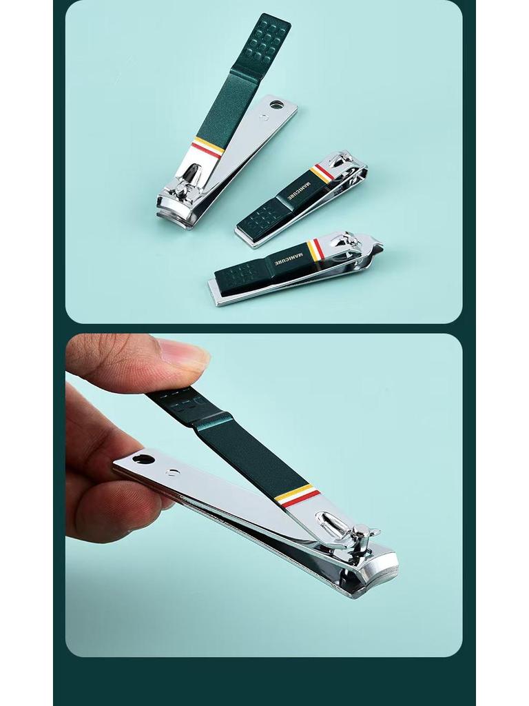 19-Piece Premium Stainless Steel Manicure Set with Eagle Beak Nail Clippers