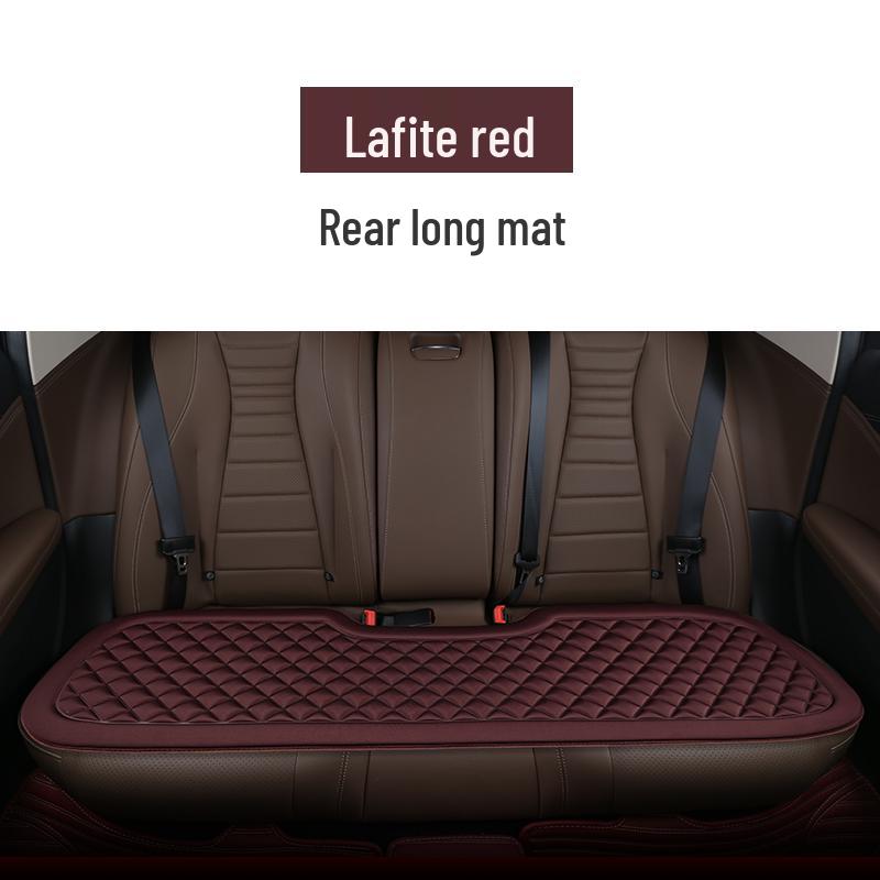 All-Season Universal Car Seat Cushion - Breathable, Anti-slip Ice Silk Cover for Rear Seats