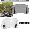 Motorcycle Deflector Universally Motorcycle Modified Windshield Windscreen PC Lens Windscreen for Most Model