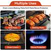 Oven Liners For Bottom Of Electric Gas Oven Reusable Non-Stick Protector Mat Heat Resistant Grill Mats Three Colors Kitchen Bbq