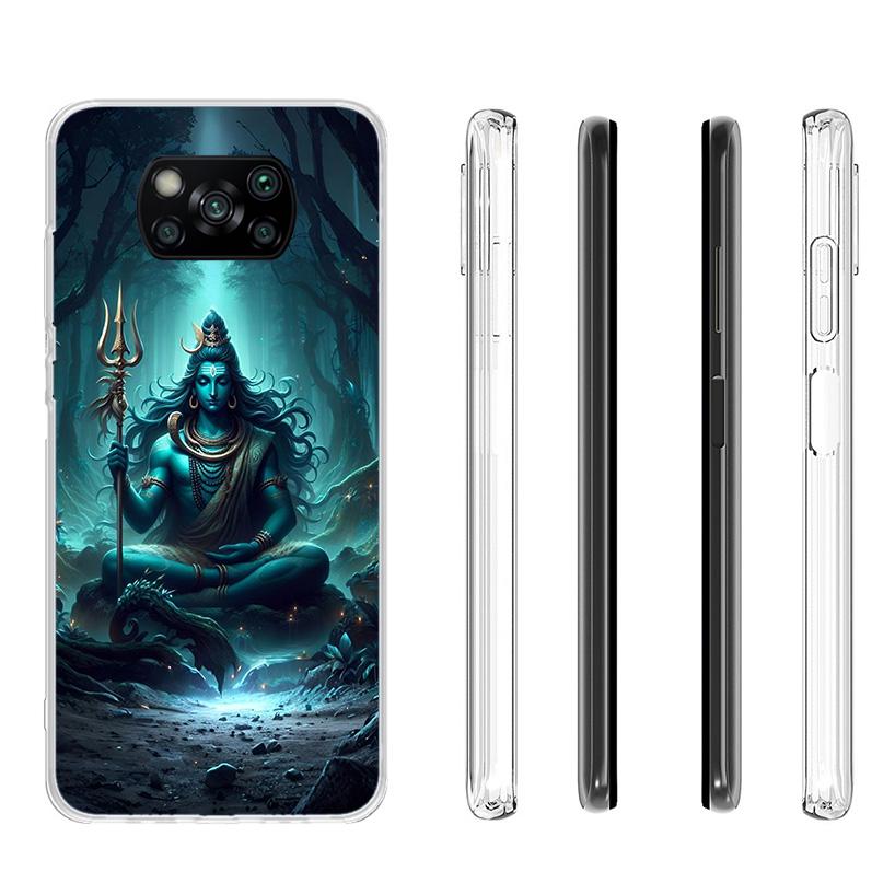 Lord Shiva Hindu God Buddha India Cover Phone Case For Xiaomi Poco F7 Ultra X7 X6 X5 Pro M7 Redmi 15C 15 13C 13 12C 12 10C 10 9A