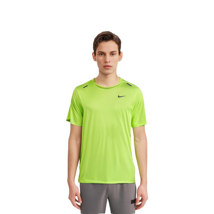 Nike Running T Shirt Men's Neon Yellow CZ9185-702