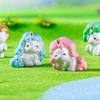 Unicorns Figurines Unicorns Decors Waterproof Toy Playsets Miniature Doll Garden Figurines Cake Toppers Parties Favor
