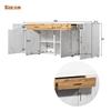 Sideboard Modern Buffet 4 Doors 2 Drawers, Storage Cabinet Ample Storage Space, Buffets Dining Room Living Room Kitchen, White, 208 X 39.5 X 80 Cm