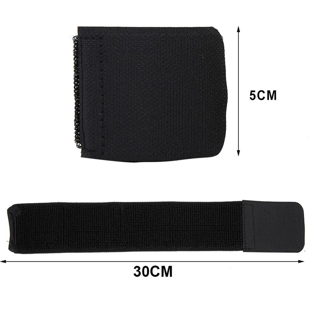 Soccer Shin Guard Fixed Bandage Tape Fastener Shinguard   Elastic Sports Strap(White)