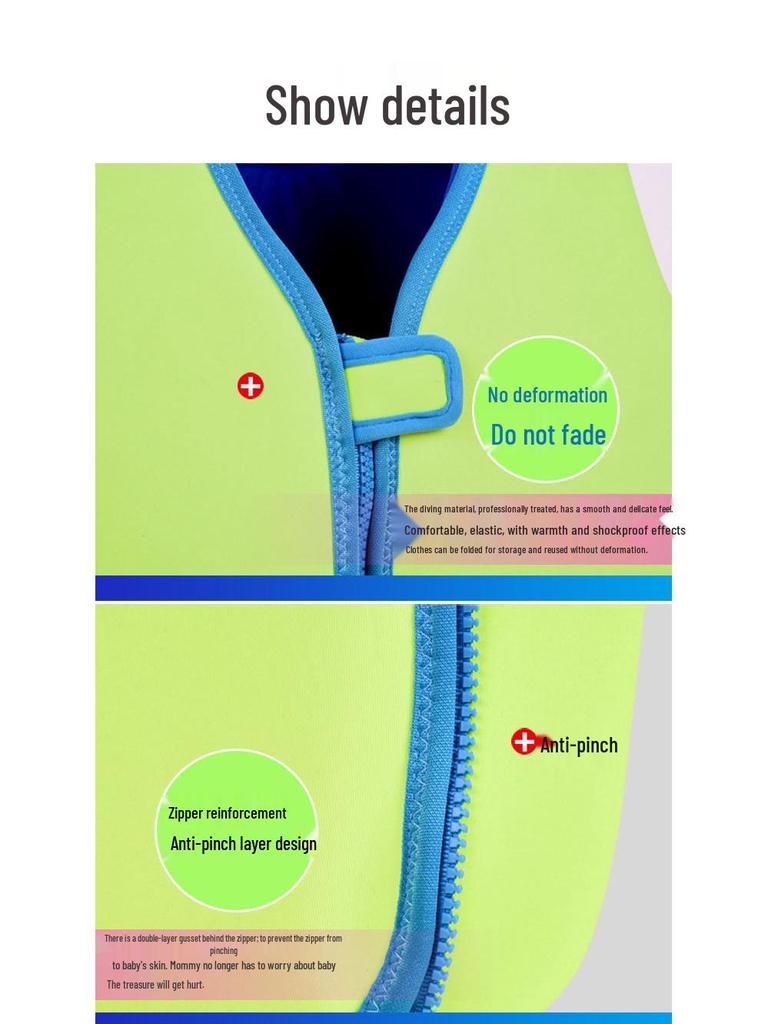 Kids' Bright Buoyancy Vest for Swimming Lessons