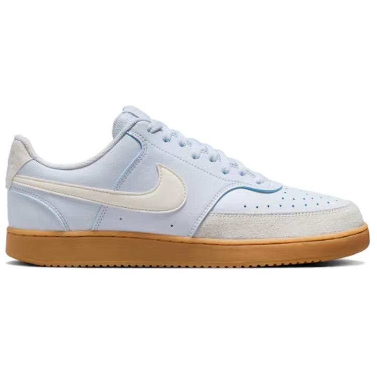 Nike Court Vision Low Football Grey Gum Men Sneakers Blue Gum-Light-Brown Pale-Ivory IB2998-002