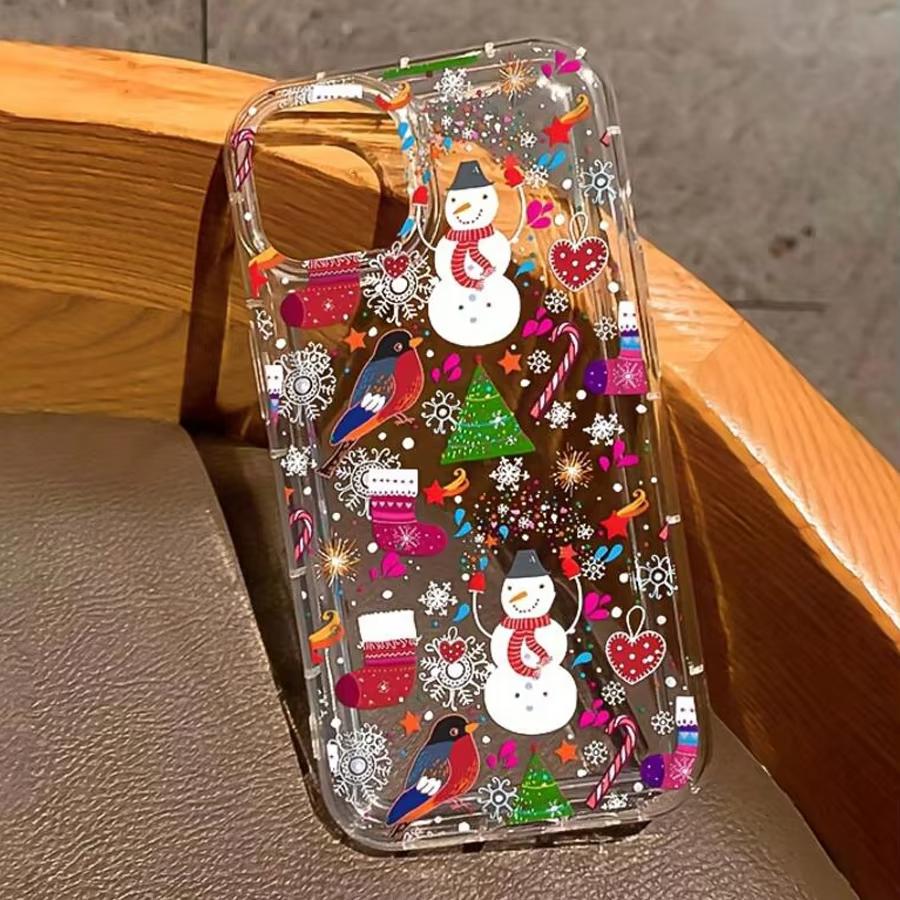 

Мультяшный рождественский чехол для телефона Samsung S25 S24 S23 S22 S21 S20 Note20 FE Ultra Plus 5G Ударопрочный чехол S23 5G