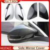 2 buc. Acoperire cromată pentru oglinda retrovizoare auto pentru Volkswagen VW T-roc Troc 2018 Autocolant oglindă laterală