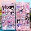 1Pcs Kawaii Sanrio Hello Kitty Soft Puffy Butt 3D Stickers DIY Laptop Scrapbook Phone Case Decor Decals Decompression Gifts