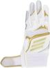 adidas Baseball Batting JM LBG904 Gloves, 51, Junior, White/Gold (1182),