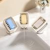 Non-Slip Soap Holder with ABS Construction and Suction Cup Mounting
